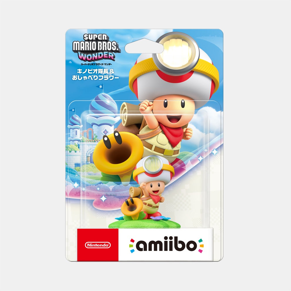 amiibo Captain Toad & Talking Flower (Super Mario Series)