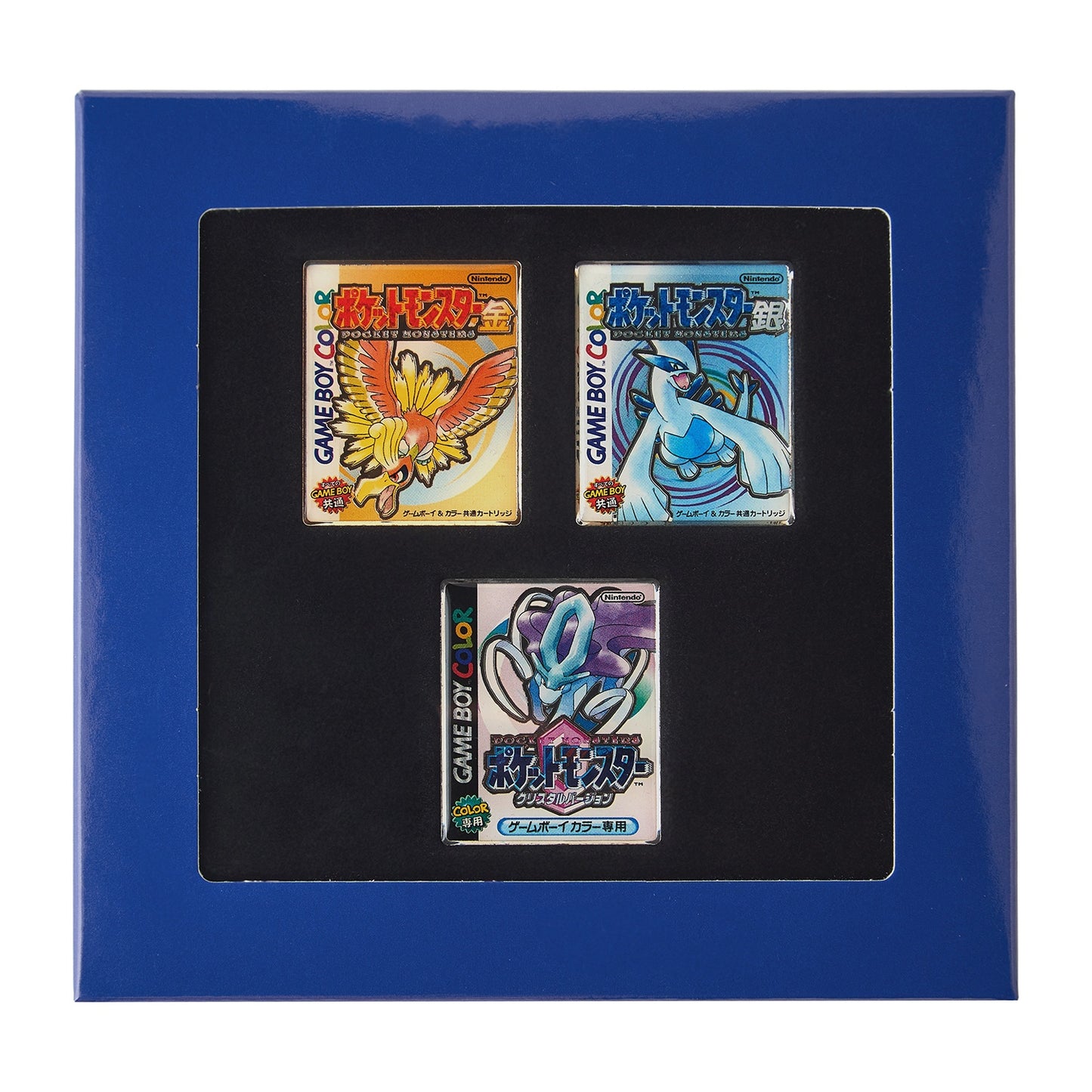 Pin Set Pokemon Gold, Crystal, Silver 30th Anniversary Japan Exclusive