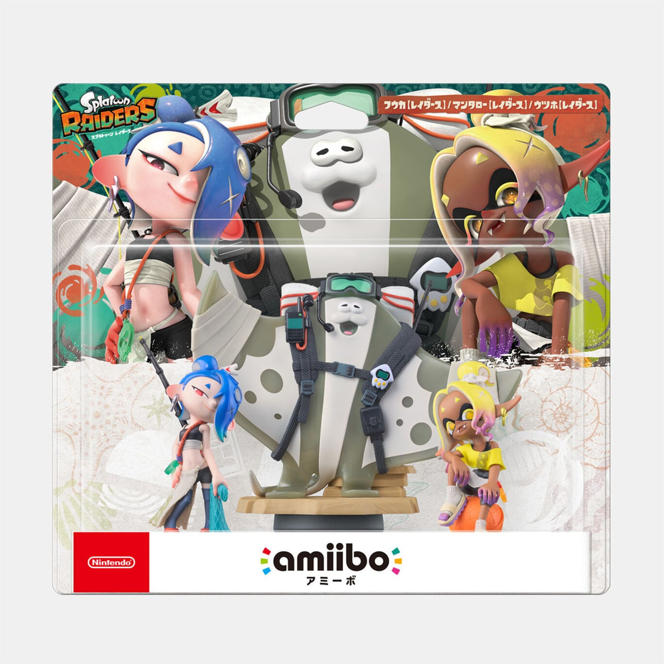 amiibo Deep Cut Set Shiver / Frye  / Big Man  (Splatoon Series)